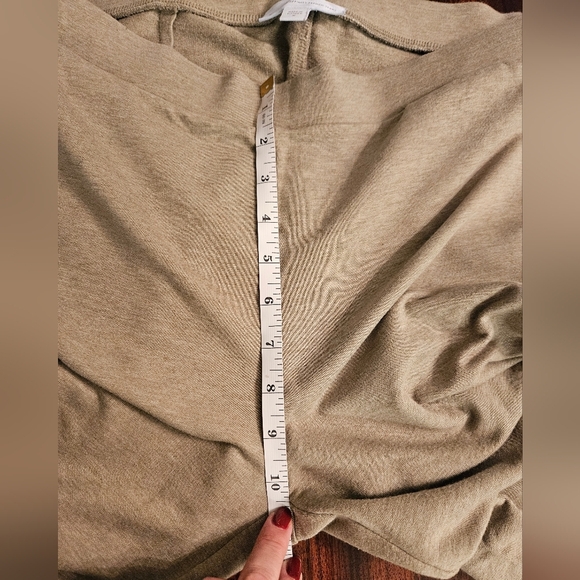 PureJill Affinity French Terry Straight Leg Pull On Pima Cotton Green Pockets M - Picture 6 of 11